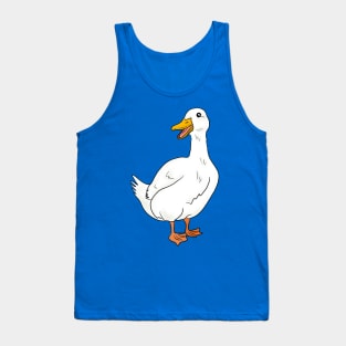 Happy duck quacking Tank Top